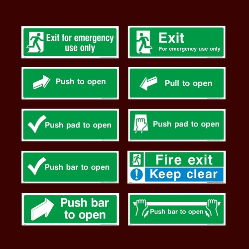 Fire exit push bar - /,