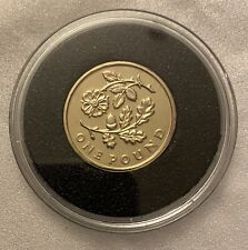 2013 £1 One Pound Oak Floral