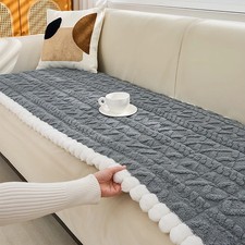 Plush sofa cover thick - plush,