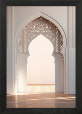 Moroccan Ornate Archway Framed