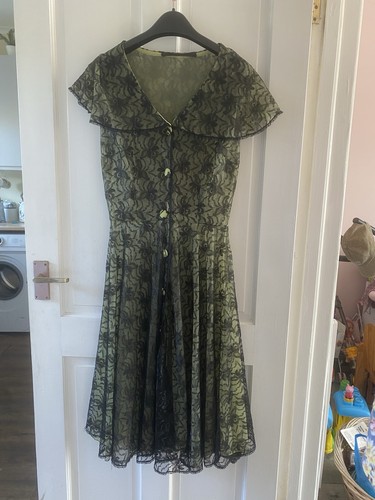 1950s vintage black cocktail - vintage,