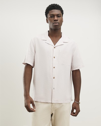 River island mens shirt - shirt, pink