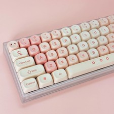 Cat Ear Shape MOA Keycaps Pink