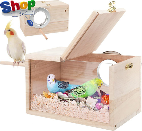 Budgie nesting box wooden - nesting,
