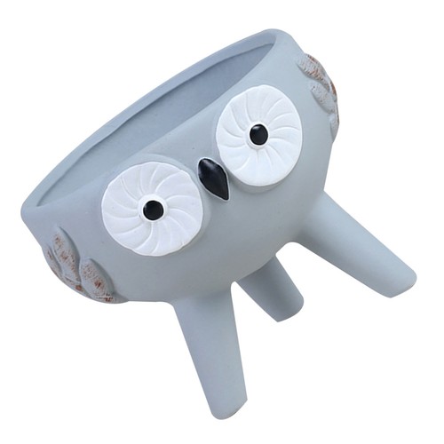 Hand drawn owl - owl, pots