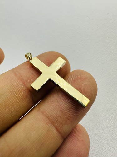 9ct solid yellow gold plain - yellow,