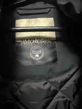 Napapijri Skidoo Rainforest Taped Seams Hooded Rain Coat Jacket Size XL