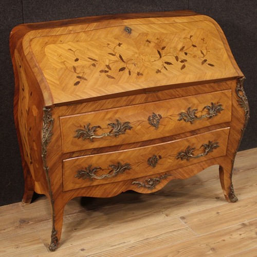 Bureau inlaid wood - , furniture