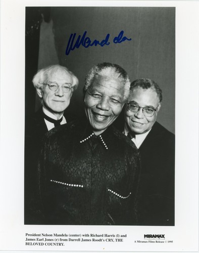 Nelson mandela signed - nelson,