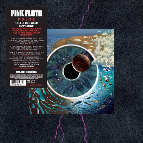 Pink floyd pulse 4vinyl lp - pink, |