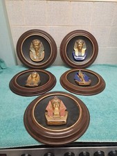 5 Porcelain Collectors Plate - EGYPT SPENDOURS OF AN ANCIENT ART - Framed 