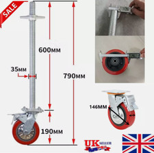 4 x scaffolding castors,Alloy