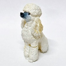 Kaiyodo Choco Egg Mini Figure "Poodle(White)" Animal Furuta Japan F/S