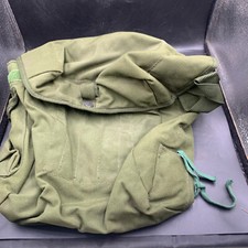 Genuine British Army Surplus OD Green Gas Mask Bag Haversack