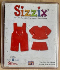 Sizzix Doll Clothes Overalls /