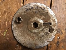 BSA A7 rigid rear brake plate