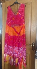 Monsoon Maxi Dress XL Multiple