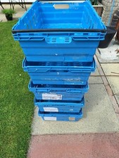 Plastic Bail Arm Crates 5 Pack, Bale Arm Storage Boxes