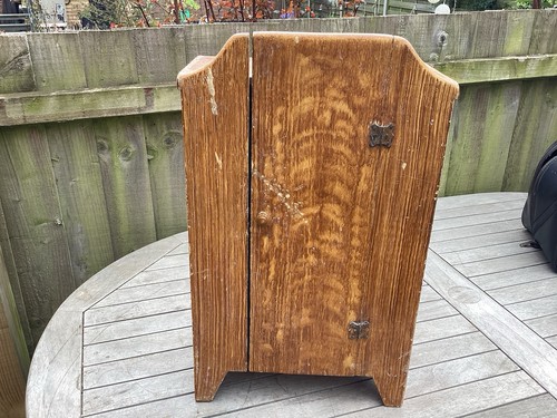 Small vintage wardrobe - wardrobe, wooden