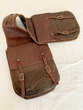 Vintage Leather Saddle Bags