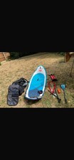 Red paddle board Ride  10'6 Carbon paddle, leash, bag & pump.