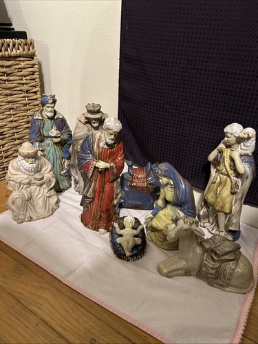 Ceramic nativity set 5 - ceramic,