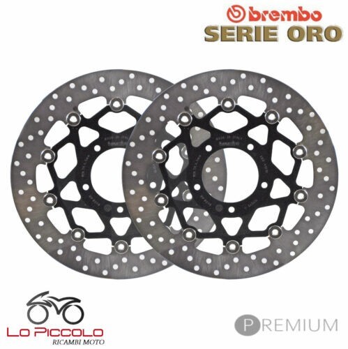 Pair front brake discs - of,