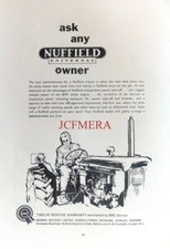 NUFFIELD Farm Tractors #4, Original 1961 Advert Print : 664-75