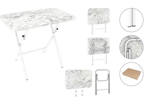 Large folding table wooden - large,