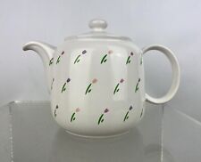 Vintage Sadler Studio Pottery floral Teapot Tea Pot Ceramic Kettle 1980s Retro