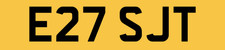 CHERISHED CAR REG NUMBER PLATE