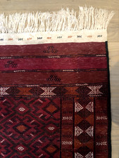 Handmade Vintage Distressed Kilim Rug From Turkey - 240cm x 160cm