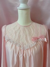 Vintage pink nylon nightgown - vintage,