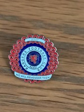 Glasgow Rangers Pin Badge Erskine Poppy Appeal 2007