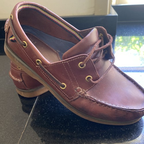 Mens leather boat shoes marks - leather,