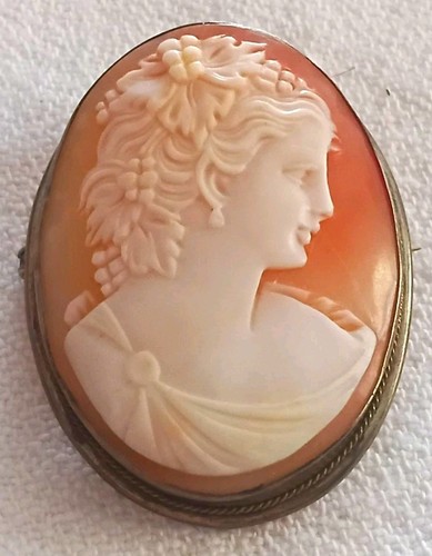 Vintage 835 silver hand carved - 835,