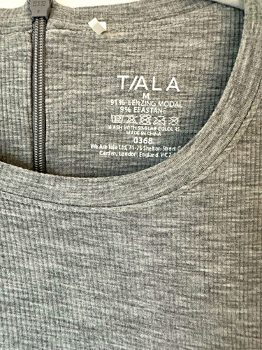 Tala grey ribbed modal - grey, stretch