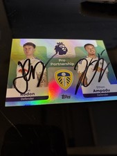 MATCH ATTAX 2026 RODON & AMPADU LEEDS UNITED SIGNED