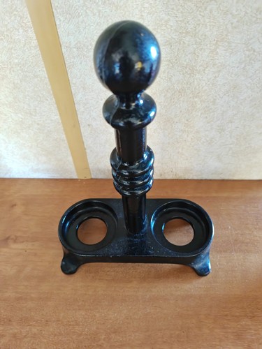 Cast iron double - iron, stand