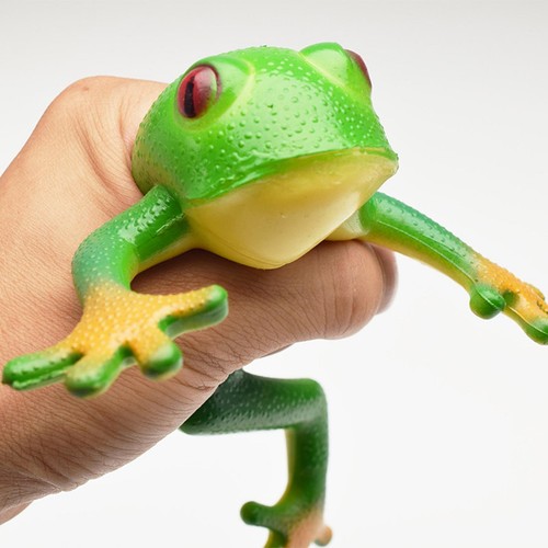 Realistic frog toy - toy, stretchy
