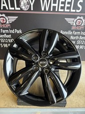 1 X MINI F55 F56 F57 17" JCW Black Track Spoke 562 Alloy Wheel Rim 7J 6866366