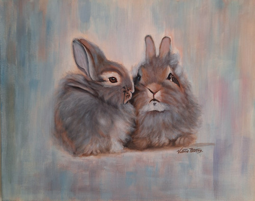 Bunny rabbits original one - original, of