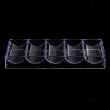 Clear Poker Chips Tray Storage