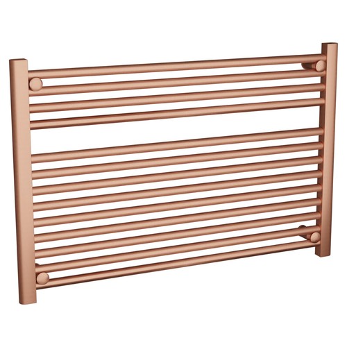 Brushed copper towel rail - brushed,
