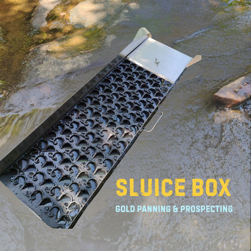 Sluice box for gold - box,