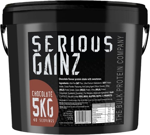 Serious gainz bulk mass gainer - bulk,