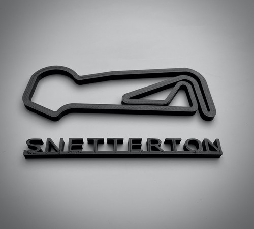 Snetterton race circuit - 3d,