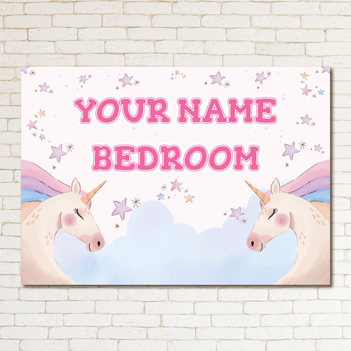 Personalised unicorn star girl - star,