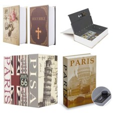 Home Safe Real Book Safe Password Combination Metal Security Money Box 7 Designs