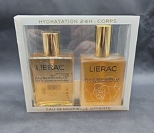 lierac paris eau sensorielle and huile sensorielle hydration 24H-corps Oil/water